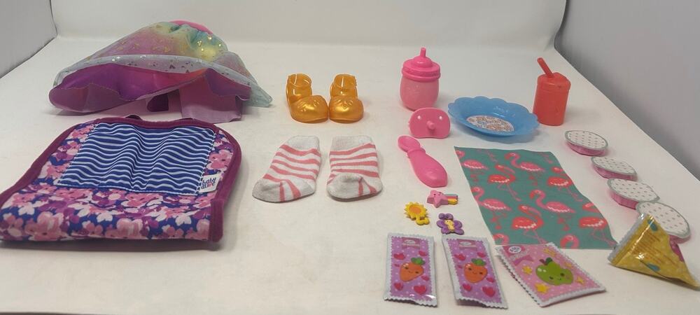 Baby Alive Doll Clothes Shoes Socks Food Bottle Plate Spoon Carrier